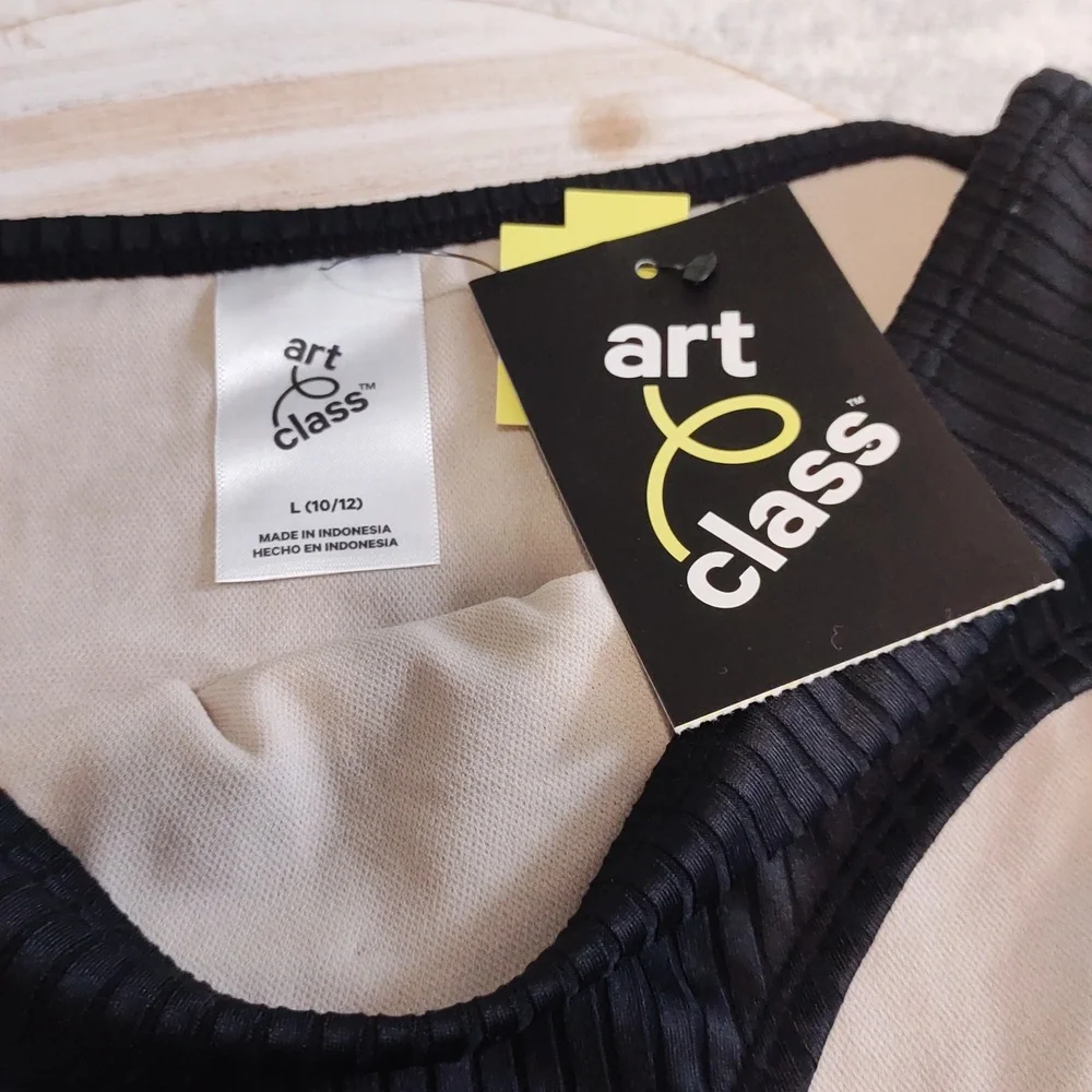 Art Class High Waist Bikini Bottom Size Large (10/12) - Picture 2 of 5